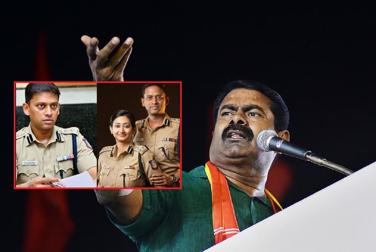 மைக் முன் புலி மற்ற இடத்தில் எலி: எப்படி எல்லாப் பெண்களை இழிவாகப் பேசும் சீமான் !