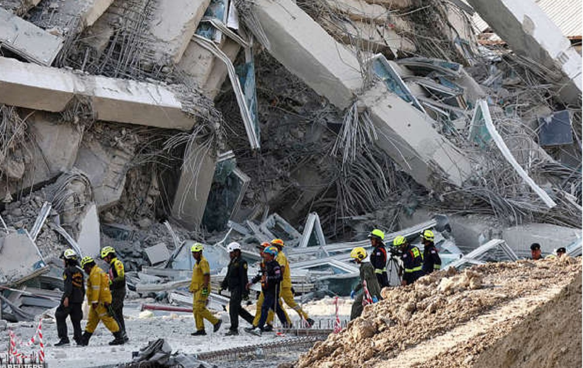 Myanmar earthquake At least 144 dead: மியான்மாரில் 144 பேர் பலி மீண்டும் தாக்கவுள்ள நில நடுக்கம் !