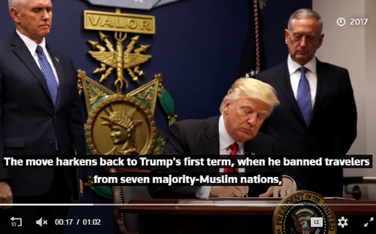 TRUMP புதிய பயணத் தடை: பாக்கிஸ்தான் ஆப்கானிஸ்தான் நாட்டவர் USA செல்ல முடியாது